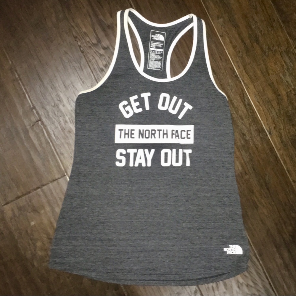 The North Face Gray tank. Med slim fit
